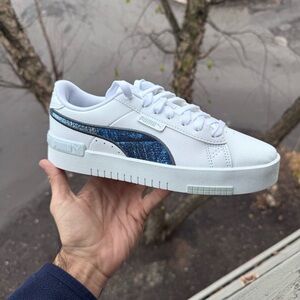 PUMA Carina 2.0 Women’s Sneakers White Blue 382387-01 Size 8.5 SoftFoam+